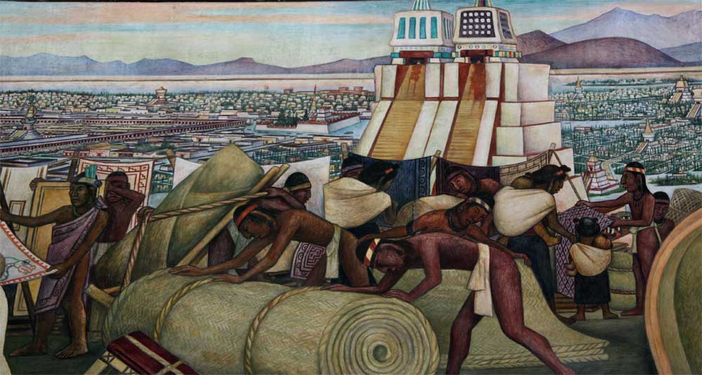Obra de Diego Rivera sobre a capital asteca