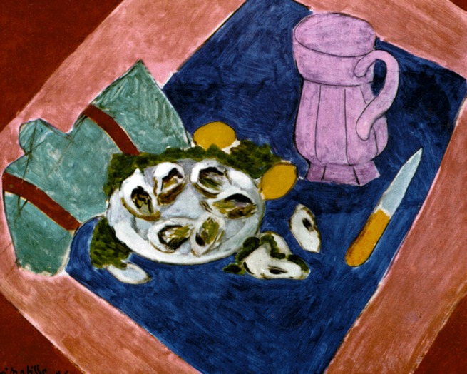 Natureza Morta com Ostras, de Henri Matisse - Fauvismo